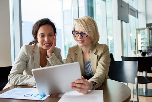 two women working on sensitivity training