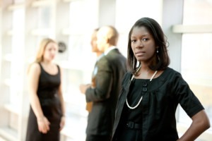 African american business woman.